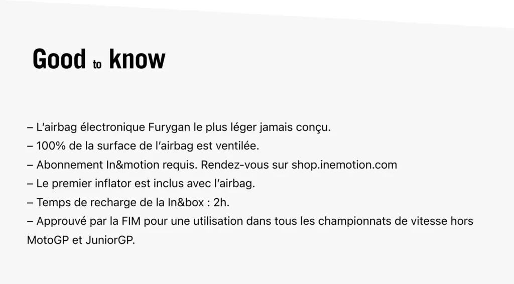 fury airbag good to know